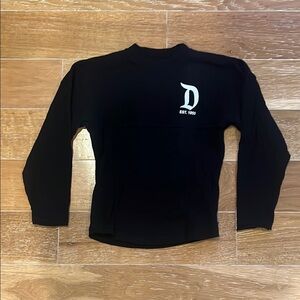 Disney Black Long Sleeve with White Disneyland Resort Logo